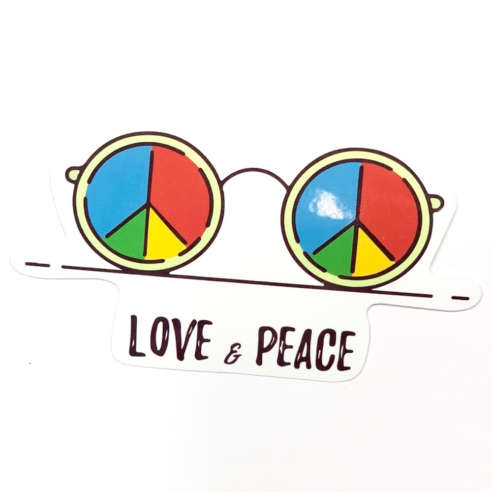 Love & Peace Sticker